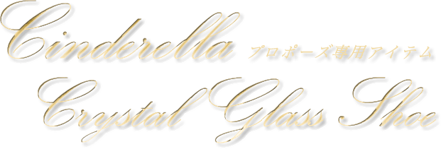 Cinderella Crystal Glass Shoe プロポーズ専用アイテム シンデレラクリスタルガラスの靴